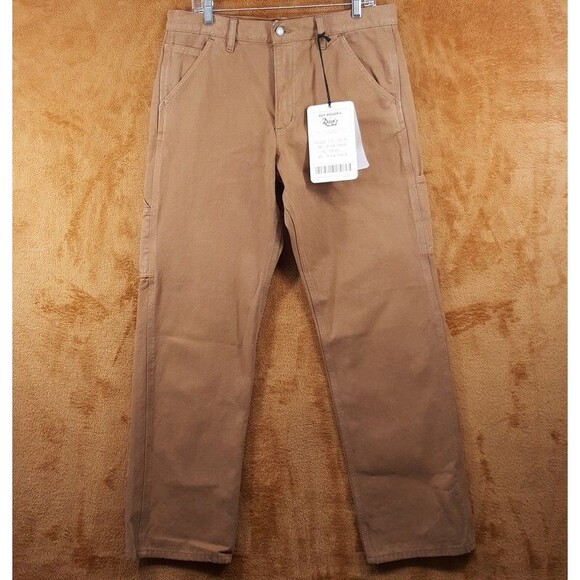 ROY ROGERS x DAVES NEW YORK Pants Mens Size 32 Brown Carpenter STATEMENT $160 - Picture 1 of 7